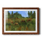 The Grass Is Always Greener - Barnwood Framed Art Print