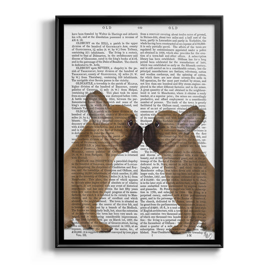 French Kiss Close Up - Modern Framed Canvas Print