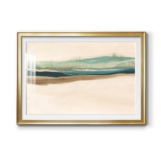 Layered Horizon II Premium Framed Print - Ready to Hang