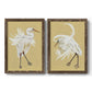 Heron Plumage V - Premium Framed Canvas 2 Piece Set - Ready to Hang