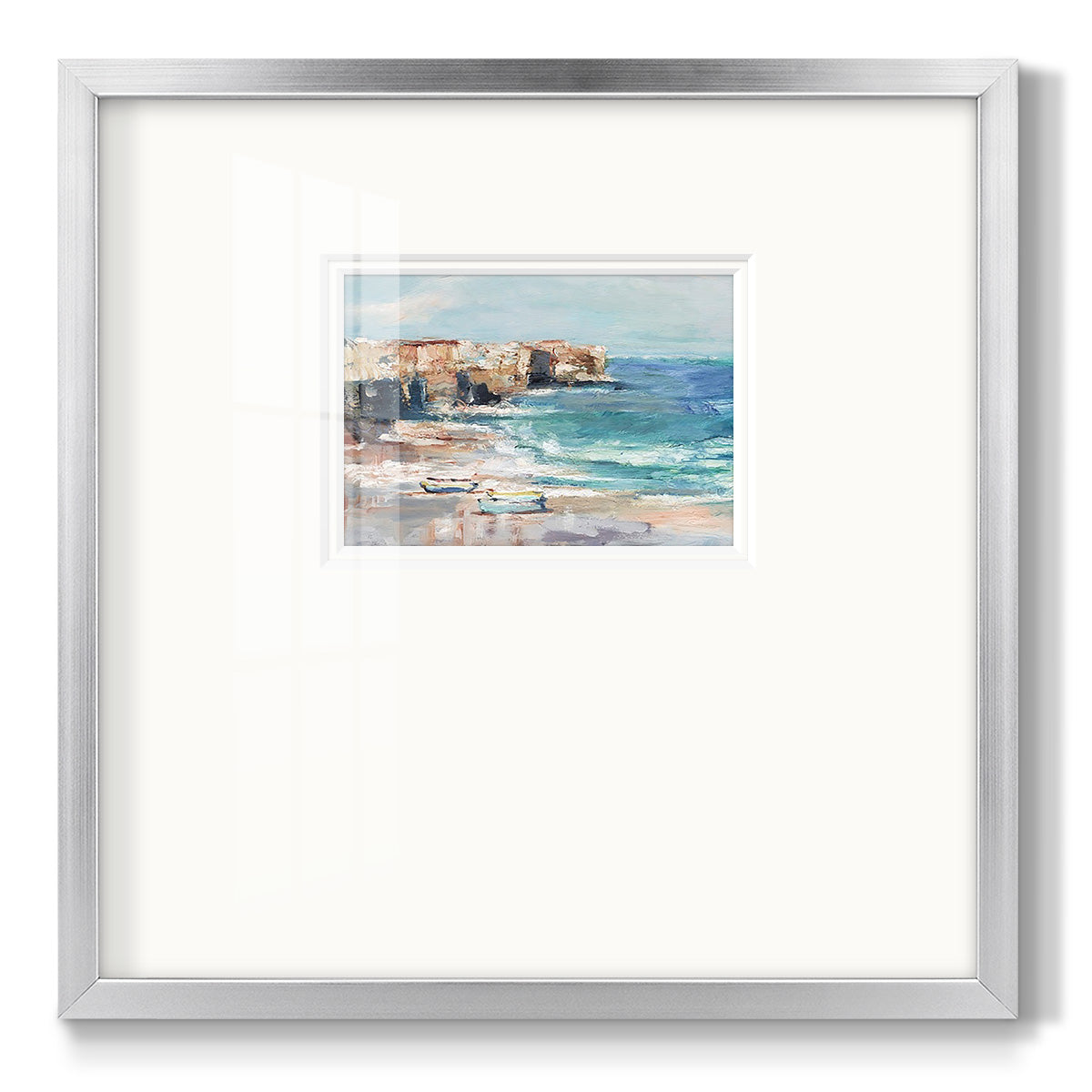 Sea Cliff Study I Premium Framed Print Double Matboard