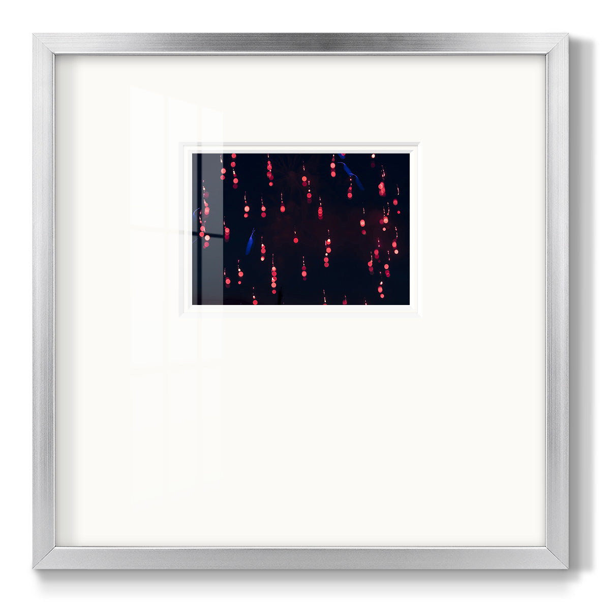 Crimson Constellation - Double Matboard Framed Print
