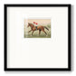 Vintage Equestrian I - Double Matboard Framed Print