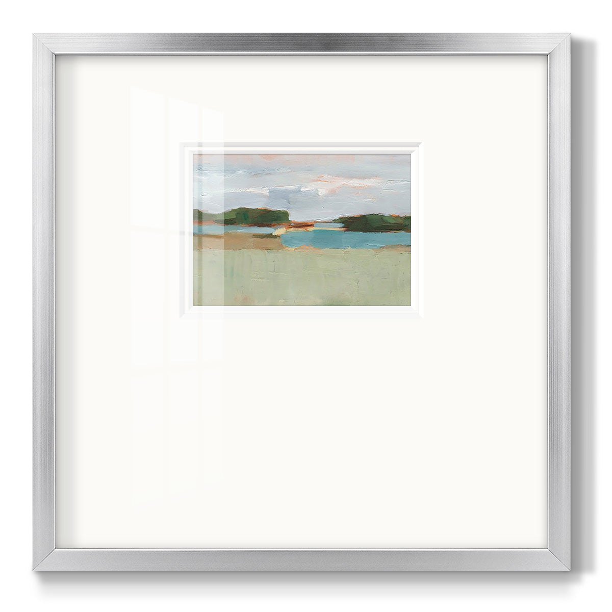 High Noon Vista Study I - Double Matboard Framed Print