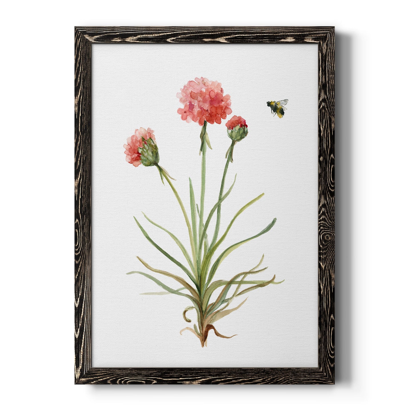 Wildflower Botanical III - Barnwood Framed Canvas Print