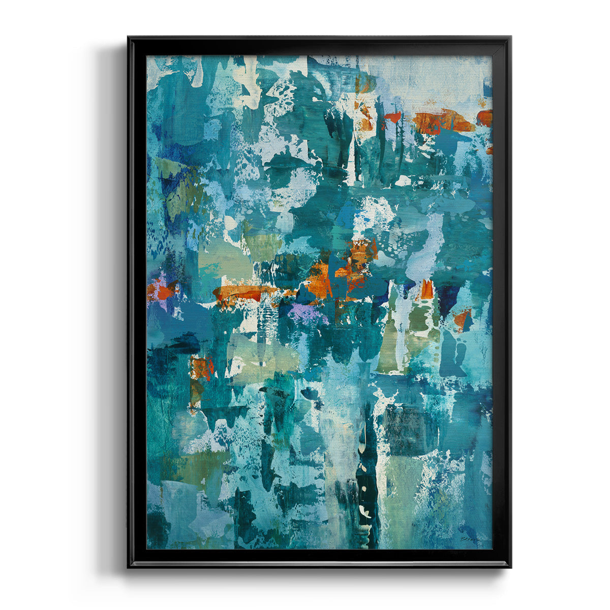 Reticent I - Modern Framed Canvas Print