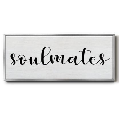 Soulmates - Floater Framed Canvas Print