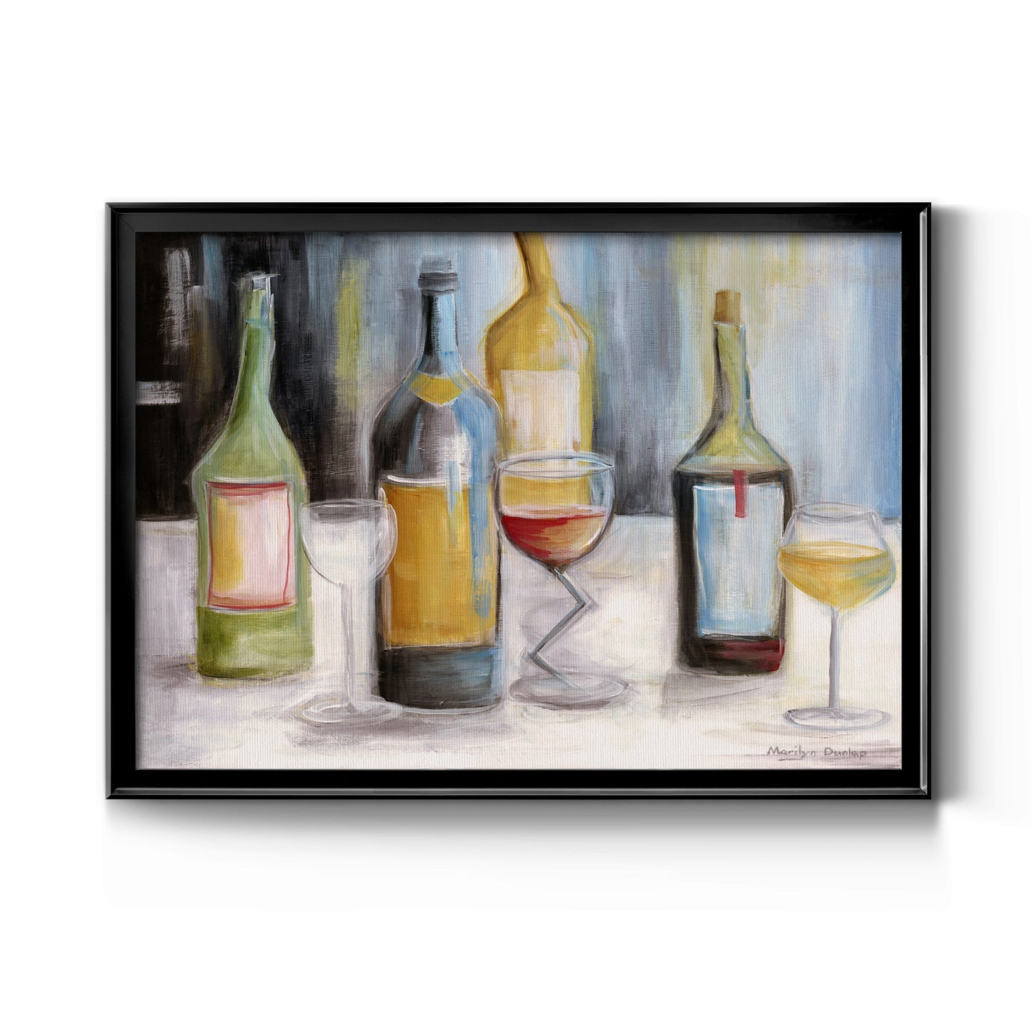 Wine Tasting Premium Classic Framed Canvas - Ready to Hang