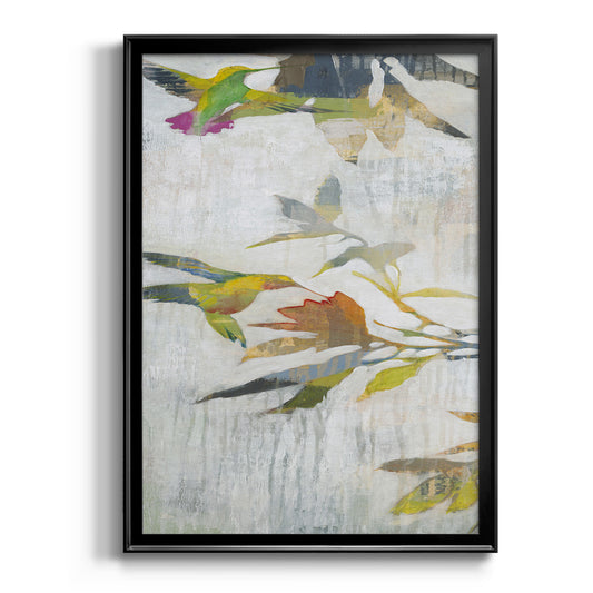 Garden Party V1 - Modern Framed Canvas Print