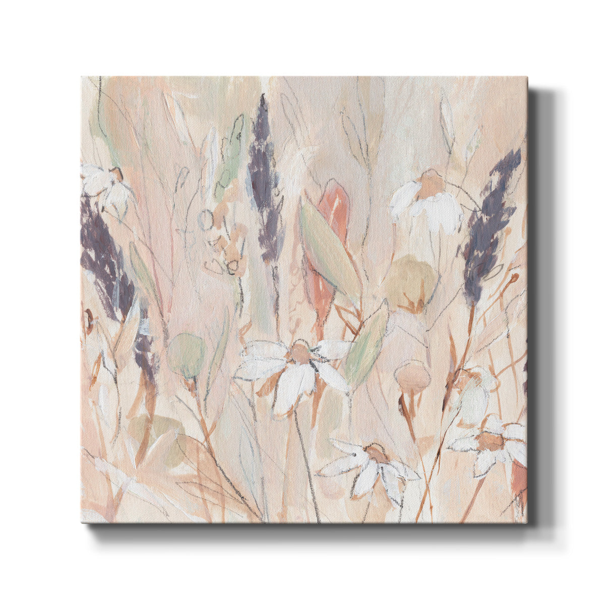 Lavender Flower Field I - Canvas Art Print