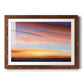 Ignited Dusk III - Barnwood Framed Art Print