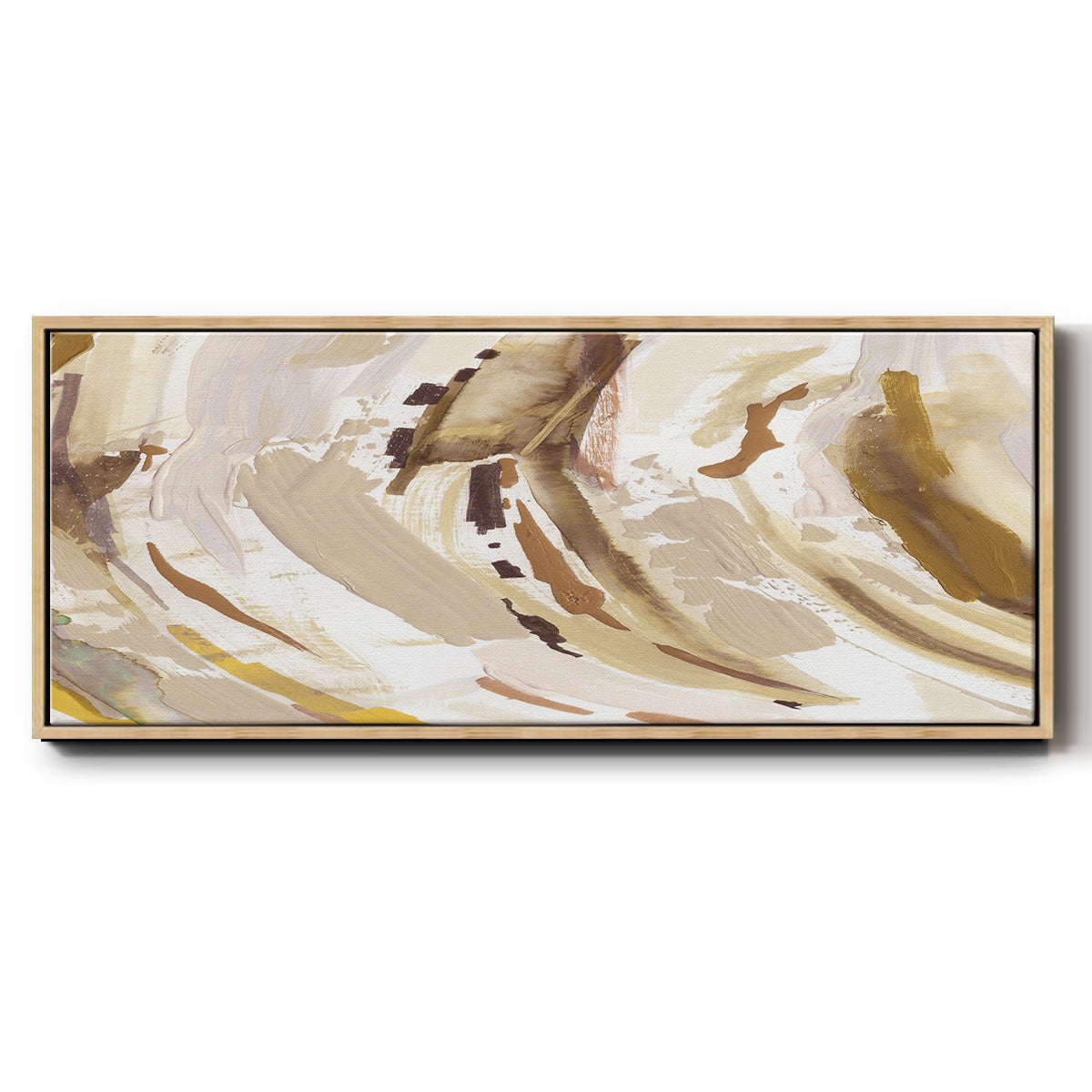 Desert Path - Floater Framed Canvas Print