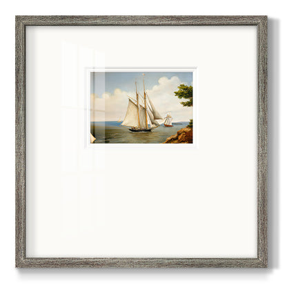 Little Sail Premium Framed Print Double Matboard