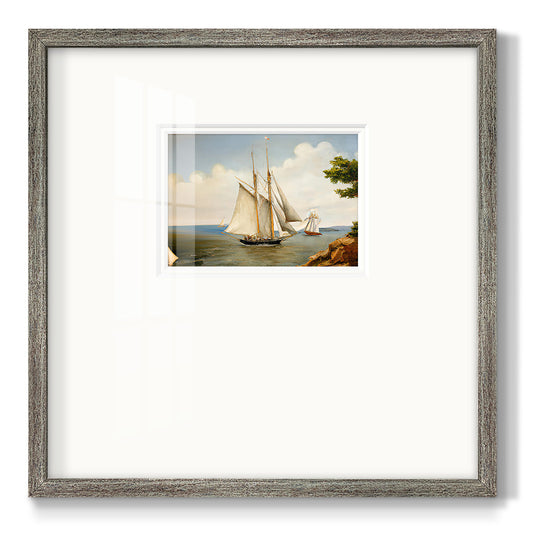 Little Sail - Double Matboard Framed Print