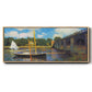 The Road Bridge, Argenteuil - Floater Framed Canvas Print