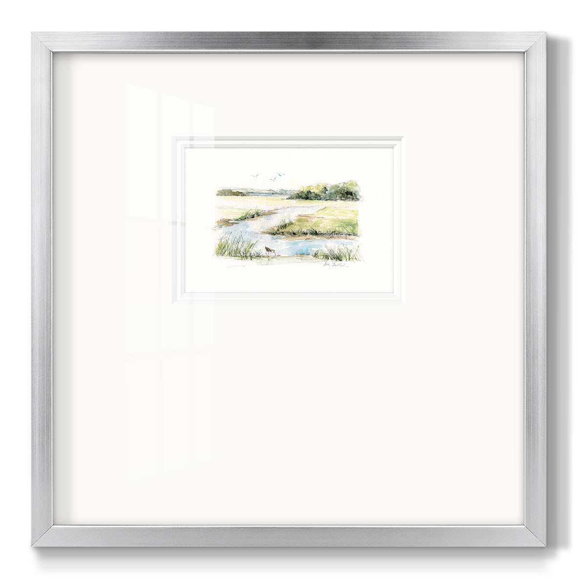 Early Morning II - Double Matboard Framed Print