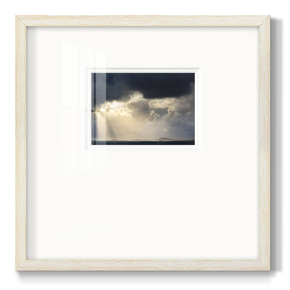 Rays of Light - Double Matboard Framed Print