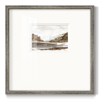 Mountain Time Premium Framed Print Double Matboard