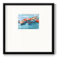 Primary Boats I - Double Matboard Framed Print