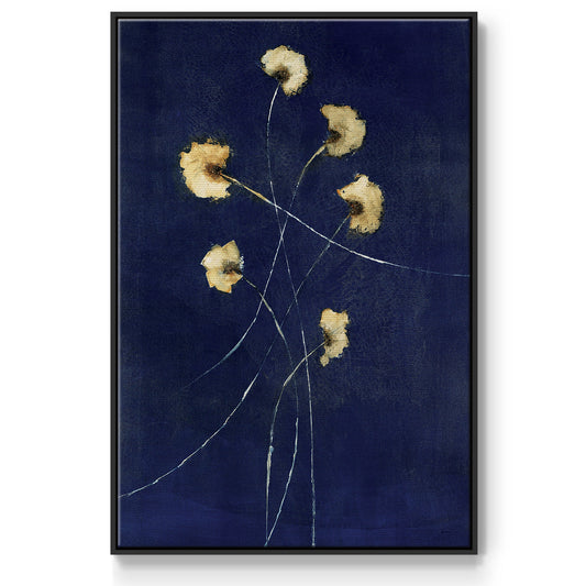 Indigo 1 - Floater Framed Canvas Print