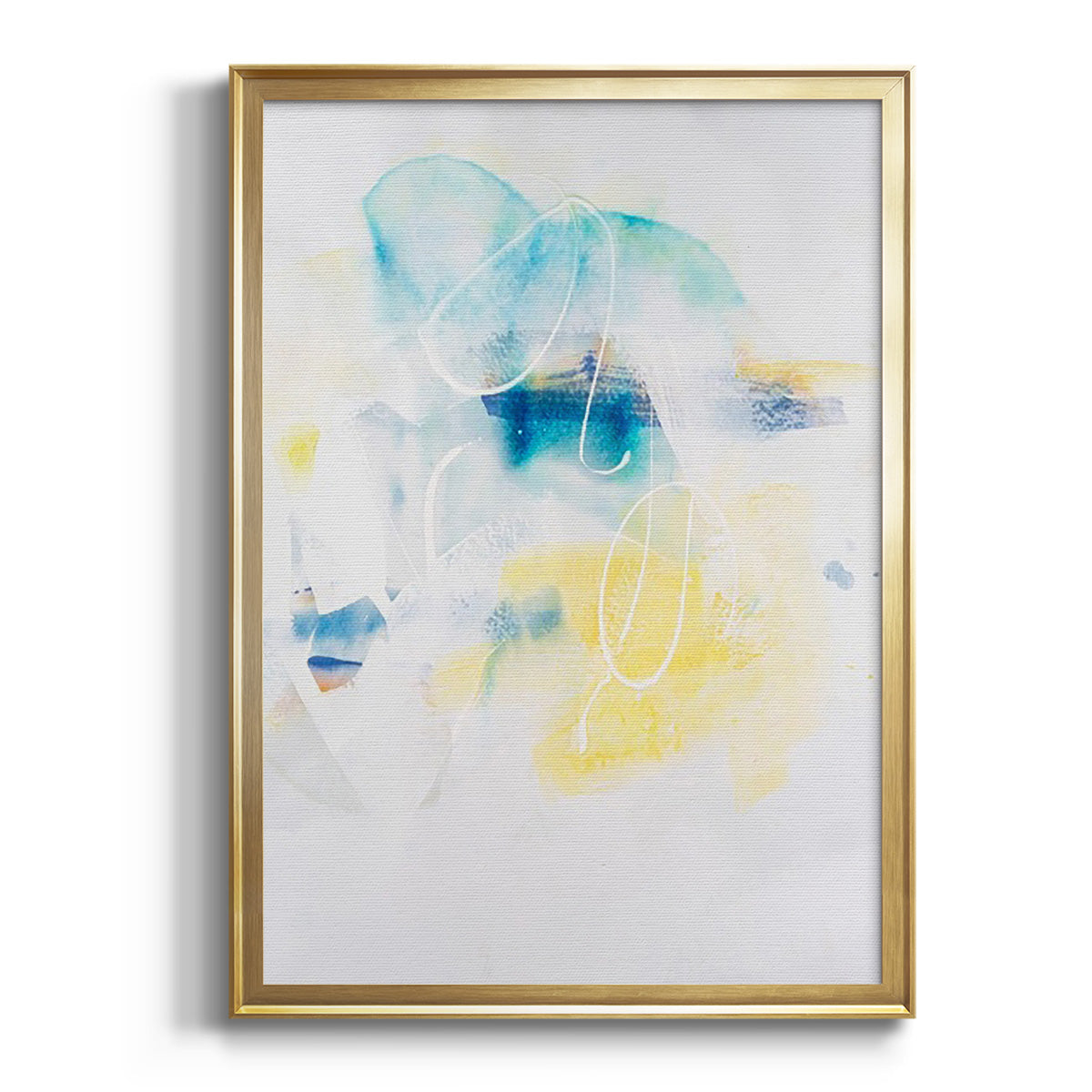 Spacial II - Modern Framed Canvas Print