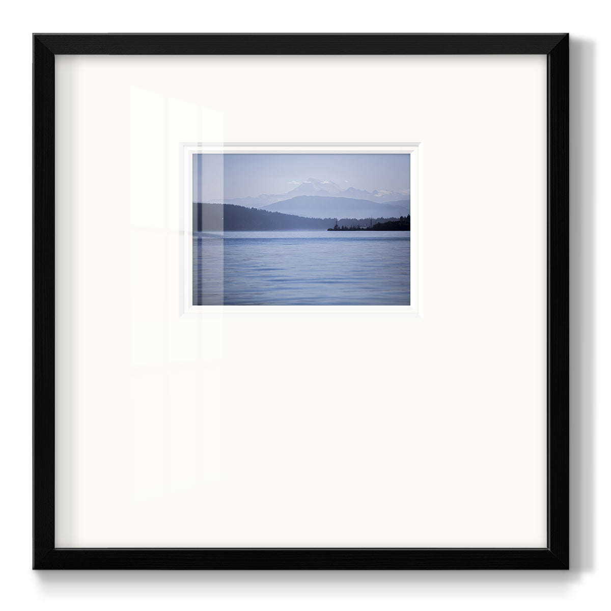 Blue Serenity Premium Framed Print Double Matboard