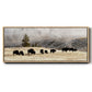Heading Home - Floater Framed Canvas Print