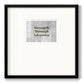 Bro-Inspo VII - Double Matboard Framed Print