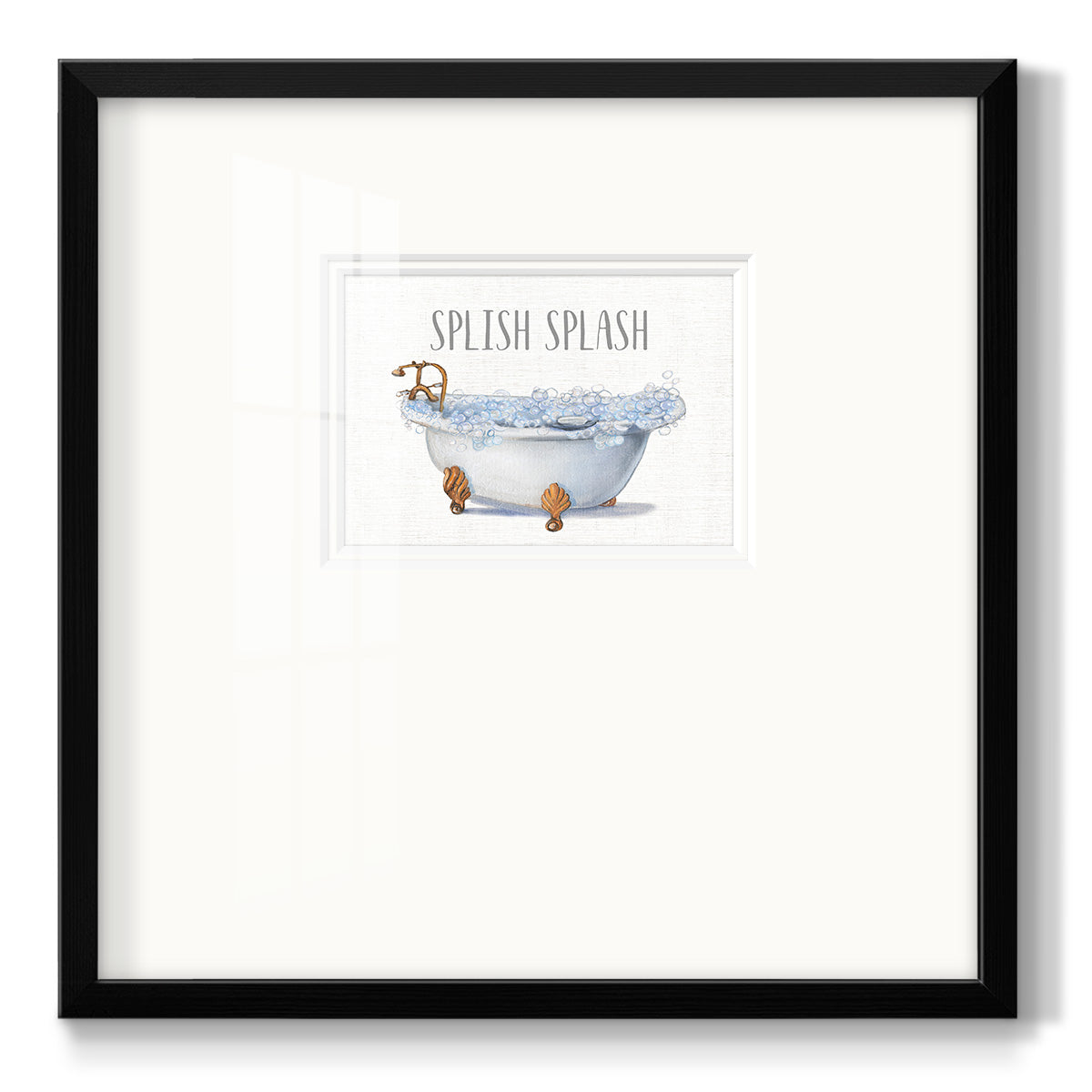 Splish Splash - Double Matboard Framed Print