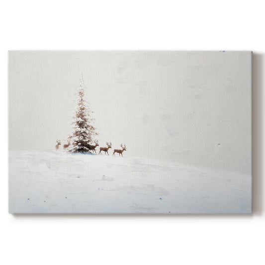 Frostlit Stillness - Canvas Art Print