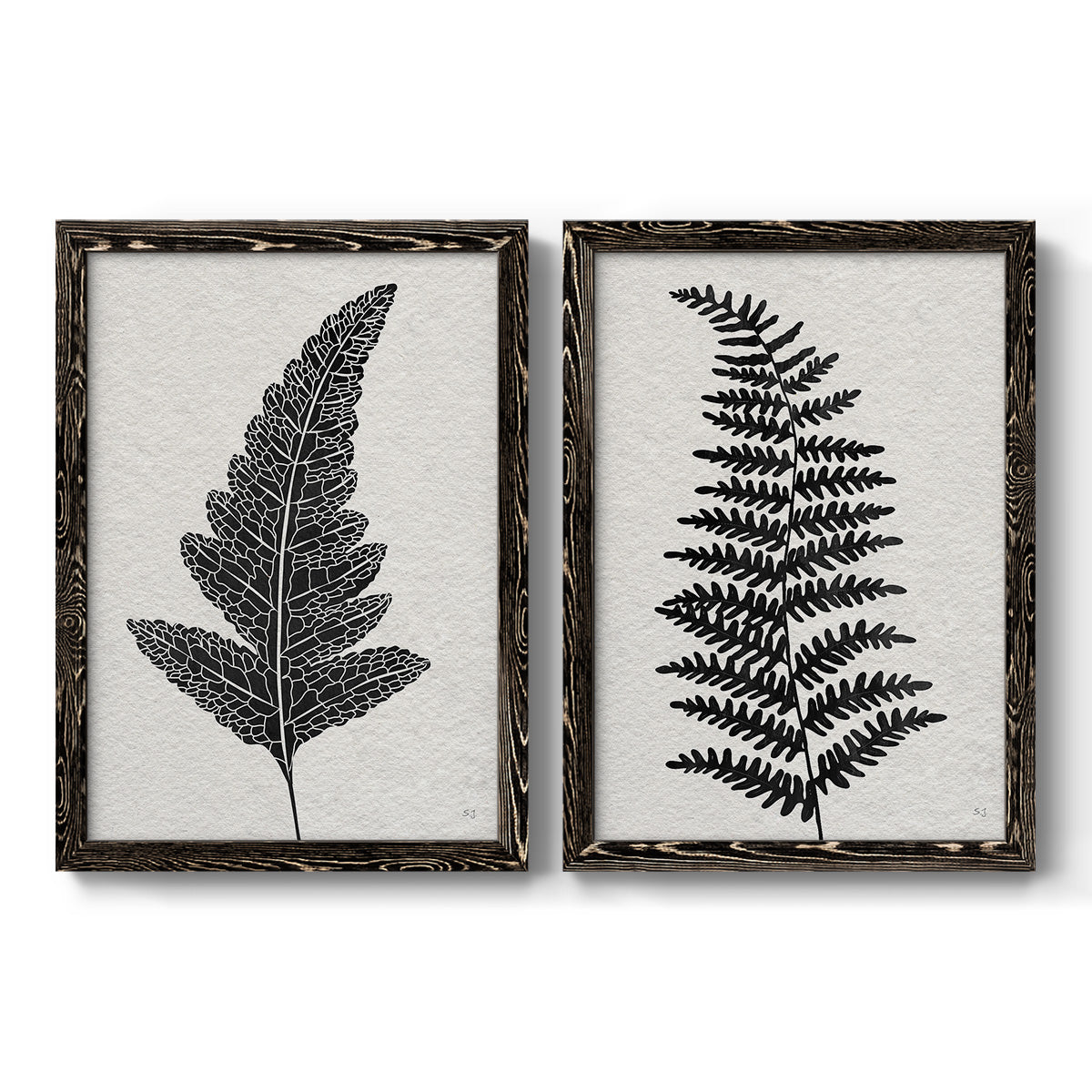 Forest Fern I - Premium Framed Canvas 2 Piece Set - Ready to Hang