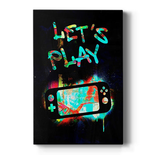 Gamer Tag III - Canvas Art Print