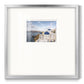 Santorini View Premium Framed Print Double Matboard