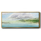 Clear Lagoon I - Floater Framed Canvas Print