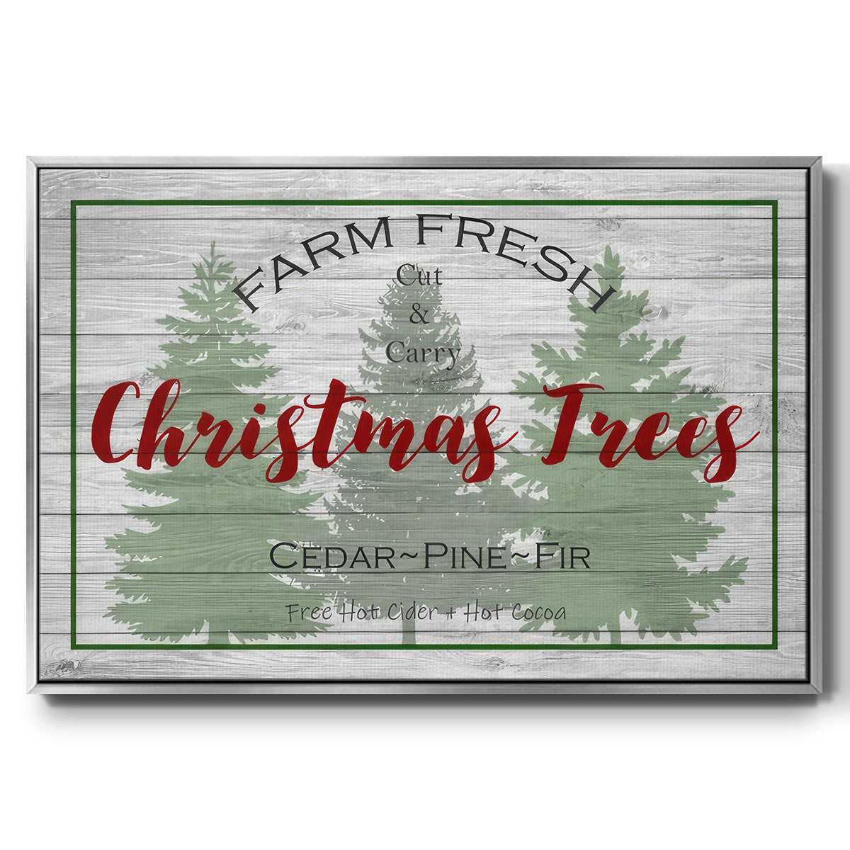 Farm Fresh - Floater Framed Canvas Print