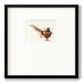 Pheasant Splash 7 Premium Framed Print Double Matboard