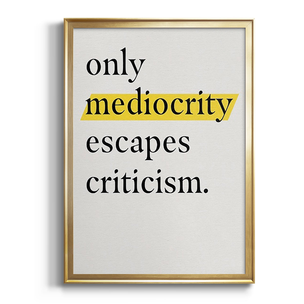 Bro-Inspo II - Modern Framed Canvas Print