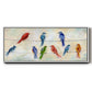 Chatter - Floater Framed Canvas Print