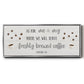 Caffeine 24/7 - Floater Framed Canvas Print