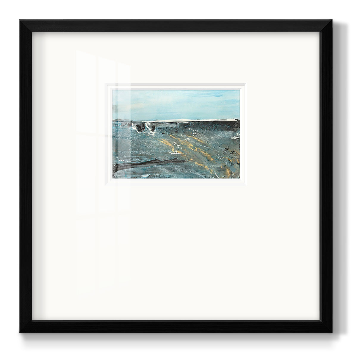 Flow of Love in Ocean II Premium Framed Print Double Matboard