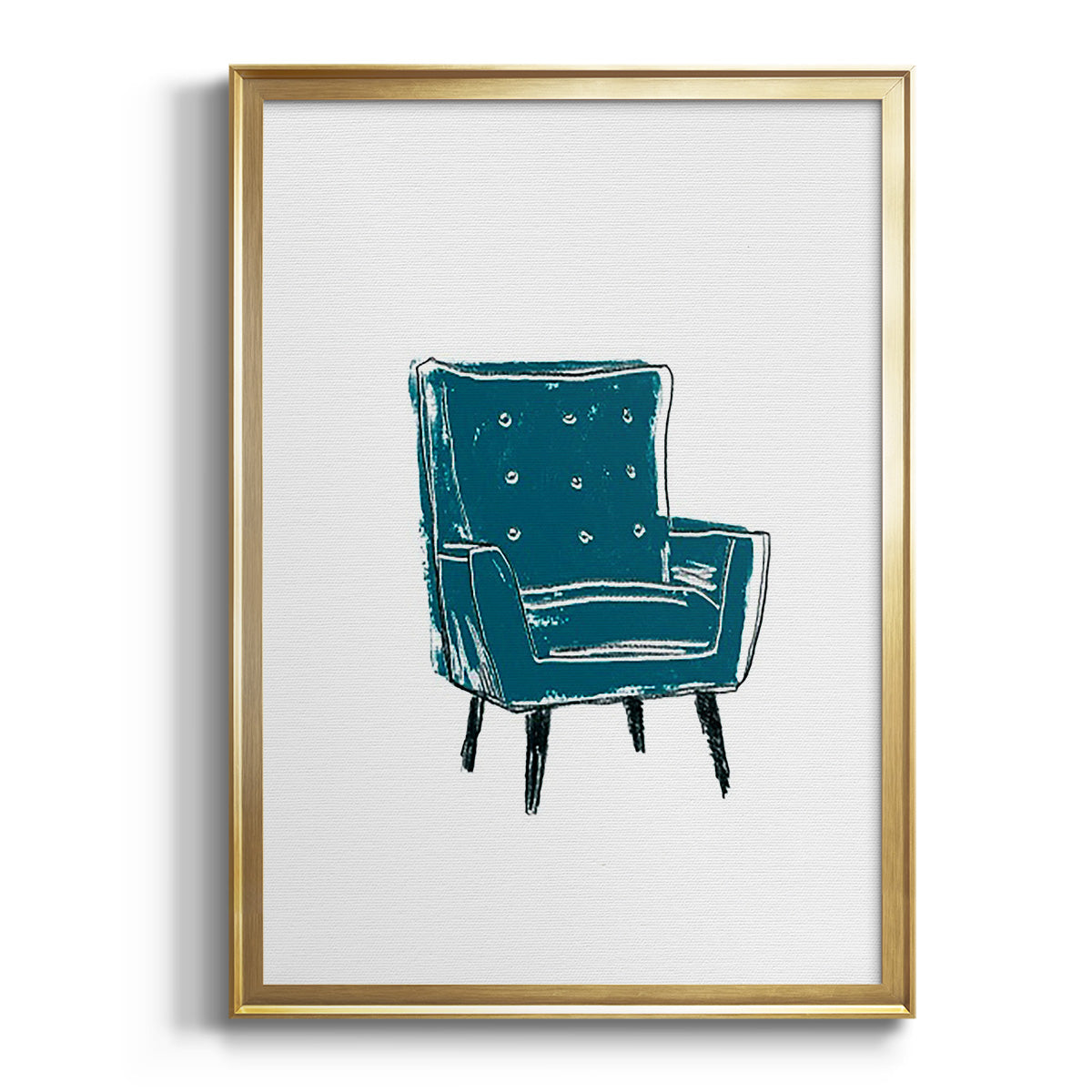 Take a Seat VII - Modern Framed Canvas Print
