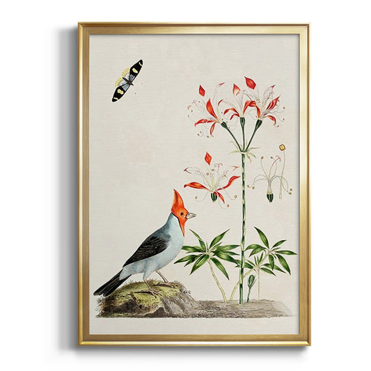 Bird in Habitat I - Modern Framed Canvas Print