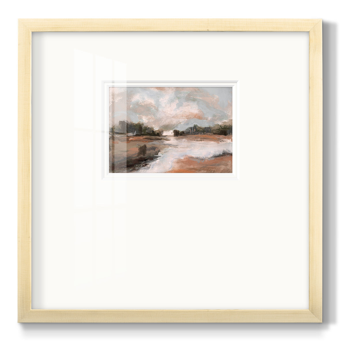 South Pond - Double Matboard Framed Print