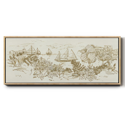 Autumn Landing II - Floater Framed Canvas Print