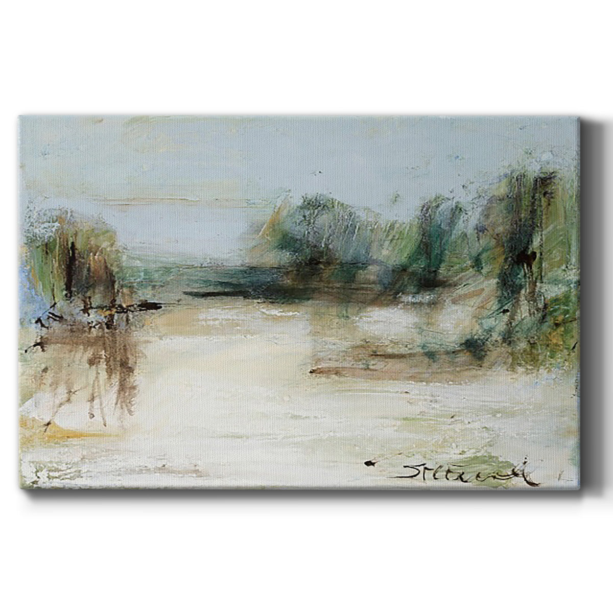 Wintery Horizon III Premium Gallery Wrapped Canvas - Ready to Hang