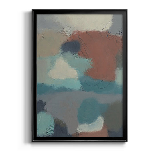 Floating By I - Modern Framed Canvas Print