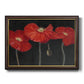 Poppy Trio I Premium Framed Canvas- Ready to Hang