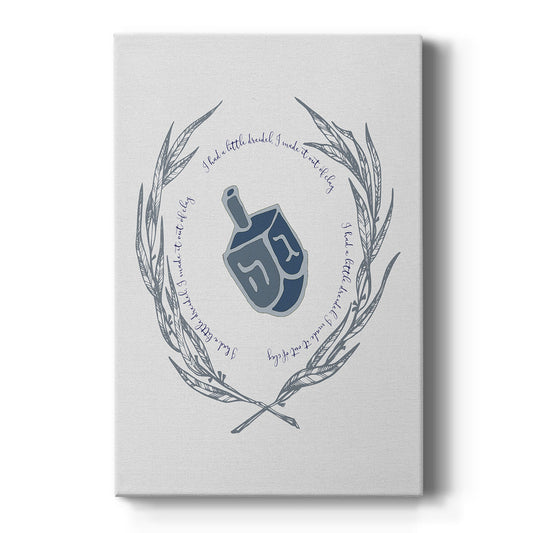 Hanukkah Dreidel - Canvas Art Print