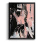 Black & Blush II - Modern Framed Canvas Print