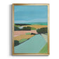Bright Colored Countryside II - Modern Framed Canvas Print